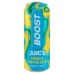 BOOST ENERGY JUICED MANGO DRINK