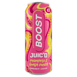 BOOST ENERGY JUICED GUAVA DRINK