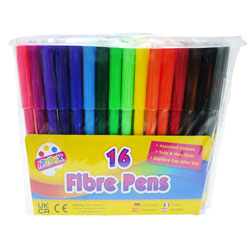 FELT TIP PENS 16PK