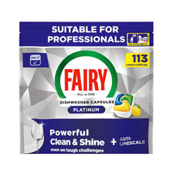 FAIRY DISHWASHER TABS PROFESSIONAL PLATINUM LEMON