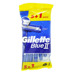 GILLETTE BLUE II RAZOR 6 PACK