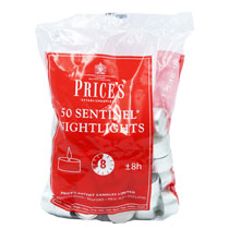 PRICES NIGHTLIGHT CANDLES 8HR BURN