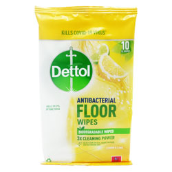 DETTOL FLOOR WIPES CITRUS