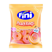 FINI SWEETS FIZZY PEACH JELLY RINGS