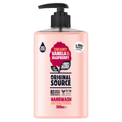 ORIGINAL SOURCE ANTIBAC HAND WASH VANILLA&RASPBERY