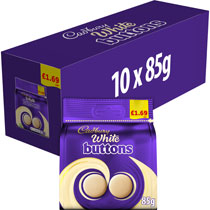 CADBURY WHITE GIANT BUTTONS BAG