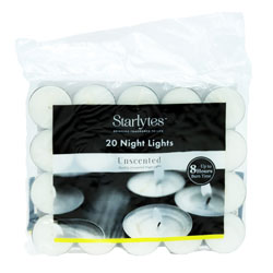STARLYTES NIGHTLIGHT CANDLES 8HR