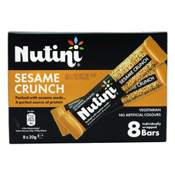 NUTINI SESAME CRUNCH BARS 8PK