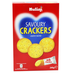 NUTINI SAVOURY CRACKERS 6PK (VE)