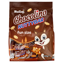 NUTINI CHOCO NUTTYBAR FUNBAG 20PK(VE)