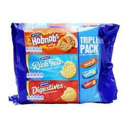 MCVITIES DIGESTIVE / RICH TEA / HOBNOBS