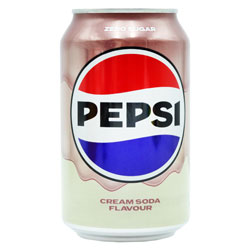 PEPSI CREAM SODA ZERO CAN
