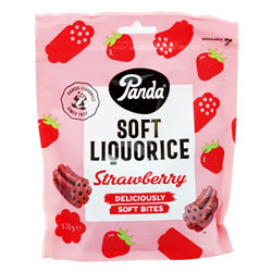 PANDA SOFT LIQUORICE STRAWBERRY