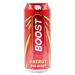 BOOST ENERGY RED BERRY DRINK