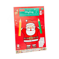 XMAS SANTAS COLOURING & ACTIVITY BOOK