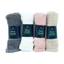 FACE CLOTHS ASST COLOURS