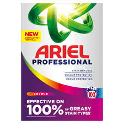 ARIEL LAUNDRY POWDER PROFESSIONAL COLOUR 100 WASH