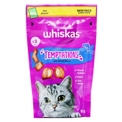 WHISKAS CAT TEMPTATIONS SALMON