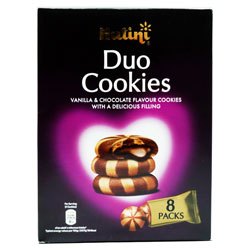 NUTINI DUO COOKIES WITH FILLING 8PK