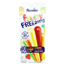FLAVITA FRUITY FREEZUMS ICE POPS 10PK