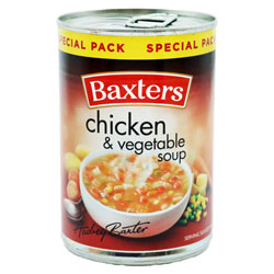 BAXTERS SOUP CHICKEN & VEGETABLE