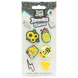 PAPER JAM JAMMIES SHOE CHARMS 6PK