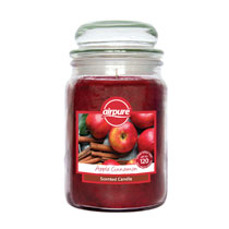 AIRPURE CANDLE JAR 18OZ APPLE CINNAMON