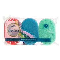 CS HOME BATH SPONGE ASSORTED COLOURS