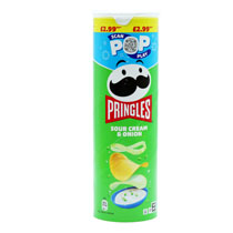 PRINGLES SOUR CREAM & ONION