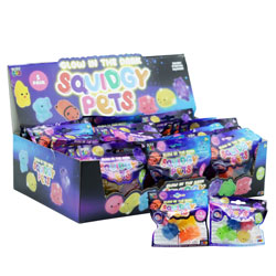 SQUIDGY PETS GLOW IN THE DARK 5PK