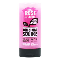 ORIGINAL SOURCE SHOWER GEL ROSE & LYCHEE