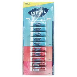 LYPSYL MIX HANGING CARD LIP BALM