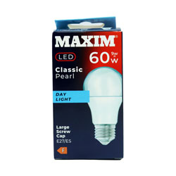 MAXIM BULB LED GLS E27 DAY LIGHT