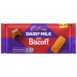 CADBURY DAIRY MILK BISCOFF BAR