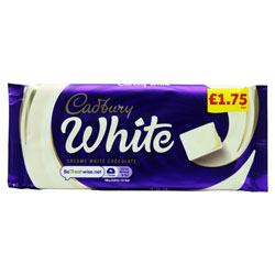 CADBURY CREAMY WHITE CHOCO BAR