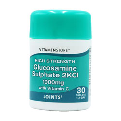 VITAMIN STORE GLUCOSAMINE 1000MG 2KCL TAB