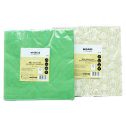 NAPKINS 3PLY BEIGE & GREEN 20PK