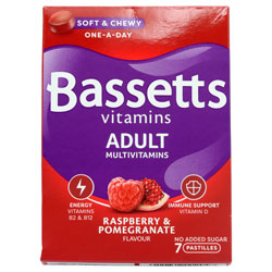 BASSETS VITS ADULT RASPBERRY & POMEGRANATE