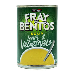 FRAY BENTOS SOUP LENTIL & VEG