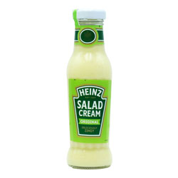 HEINZ SALAD CREAM GLASS BOTTLE