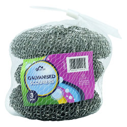 CS HOME SCOURERS GALVANISED 3 PACK