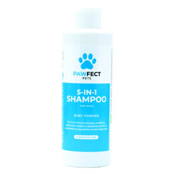 PAWFECT PET 5-IN-1SHAMPOO BABY POWDER