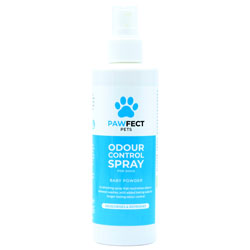 PAWFECT PET ODOUR CONTROL SPRAY BABY POWDER