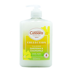 CUSSONS COLLECTION HAND WASH GARDENIA AND CHAMOMLE