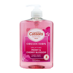 CUSSONS COLLECTION HAND WASH PEONY&CHERRY BLOSSOM