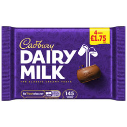 CADBURY DAIRY MILK 4PK