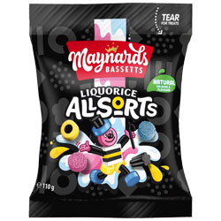 MAYNARDS BASSETTS LIQUORICE BAG