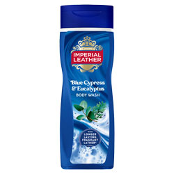 IMPERIAL LEATHER BODY WASH BLUE CYPRESS&EUCALYPTUS