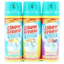 ELBOW GREASE BATHROOM MOUSSE LEMON HAWAIIAN BERRY