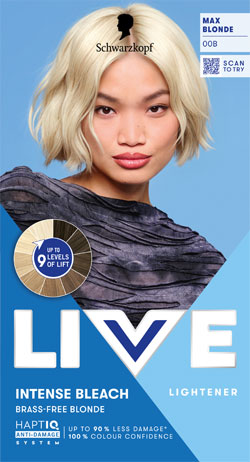 SCHWARZKOPF LIVE INTENSE COLOUR MAX BLONDE 00B